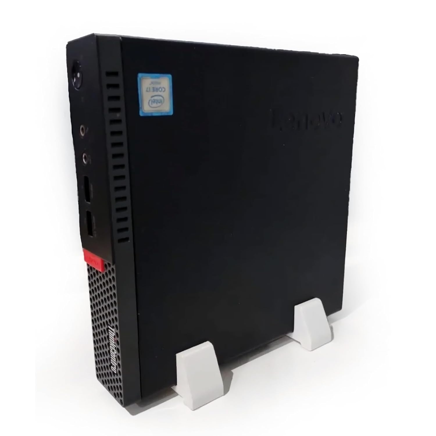 NanoMakers Vertical Desktop Stand for Mini PC Upto 34mm Width (Compatible with Lenovo ThinkCentre and HP EliteDesk)