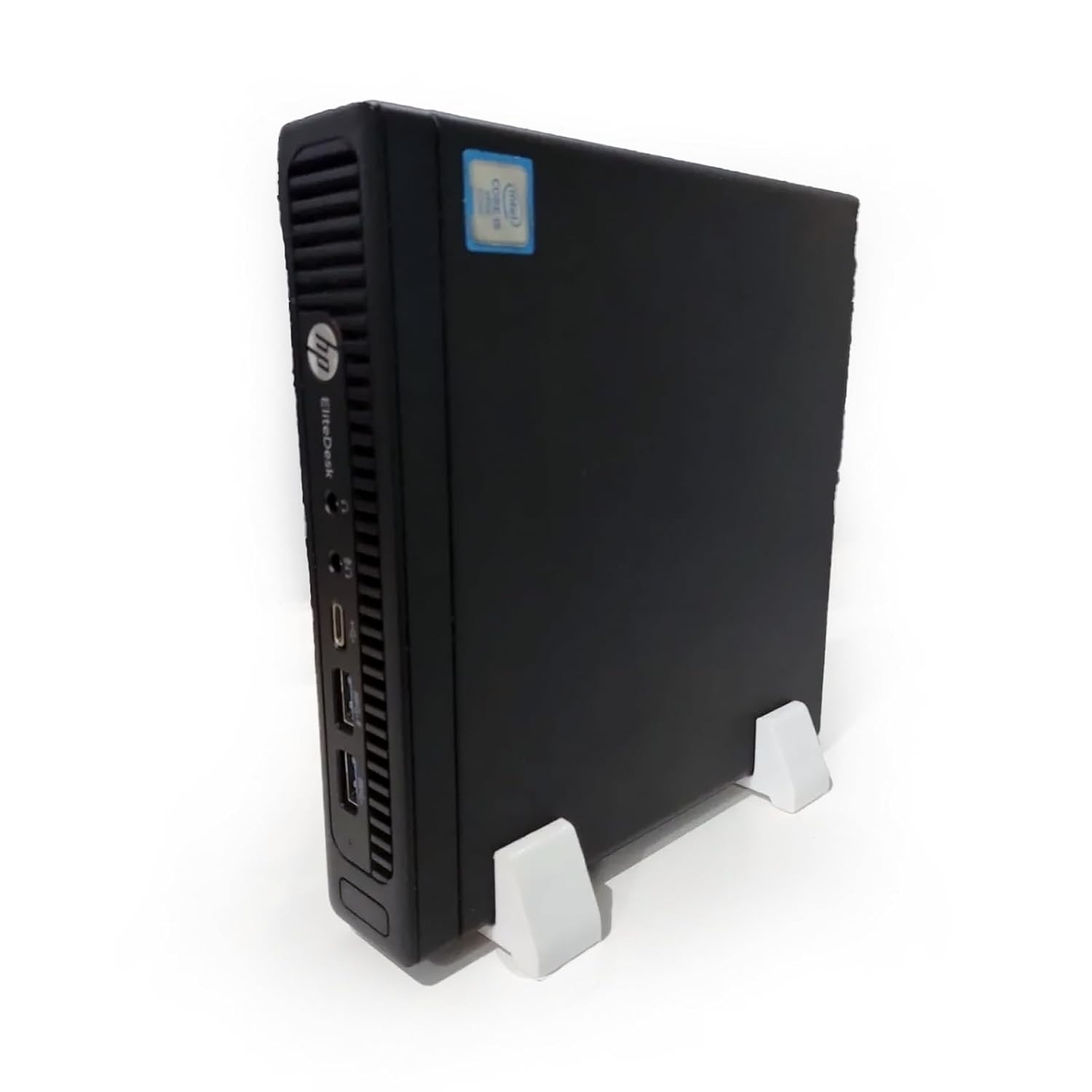 NanoMakers Vertical Desktop Stand for Mini PC Upto 34mm Width (Compatible with Lenovo ThinkCentre and HP EliteDesk) - Image 2